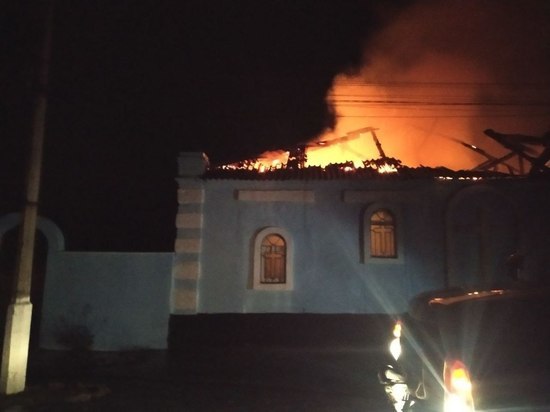 Горловский храм сгорел накануне Рождества