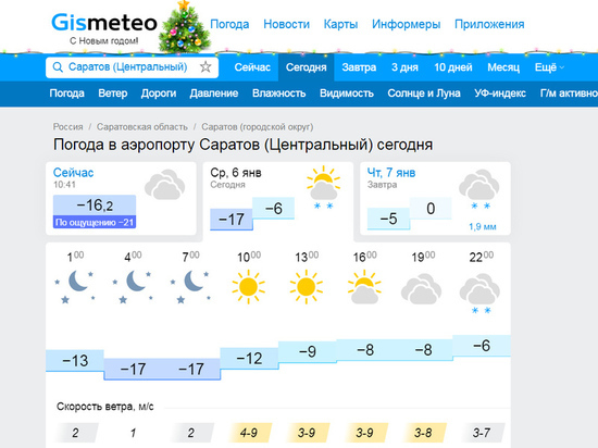Синоптики: "В Саратове по ощущению -21 градус"
