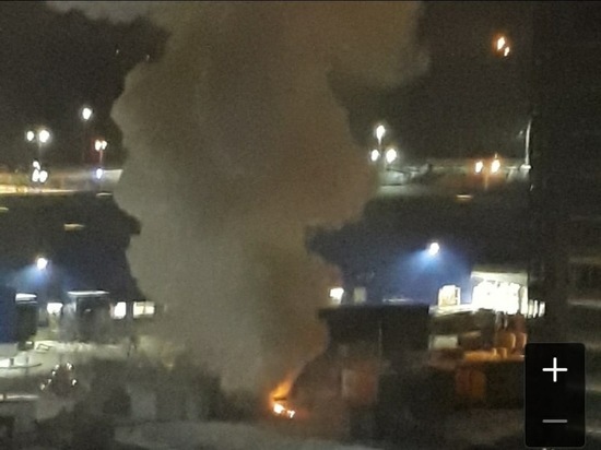 МЧС: В результате пожара на стройплощадке в Рязани никто не пострадал