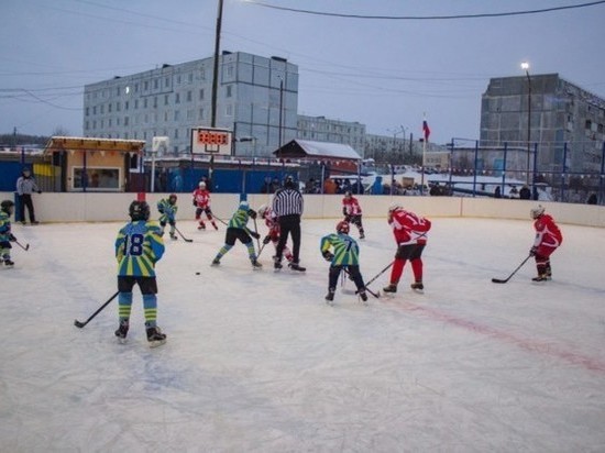 В Североморске-3 состоялся Новогодний блиц-турнир по хоккею с шайбой среди детских команд Северной военной хоккейной лиги