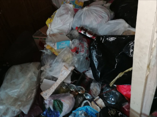 Жители Омска вознегодовали из-за склада мусора в квартире у соседки