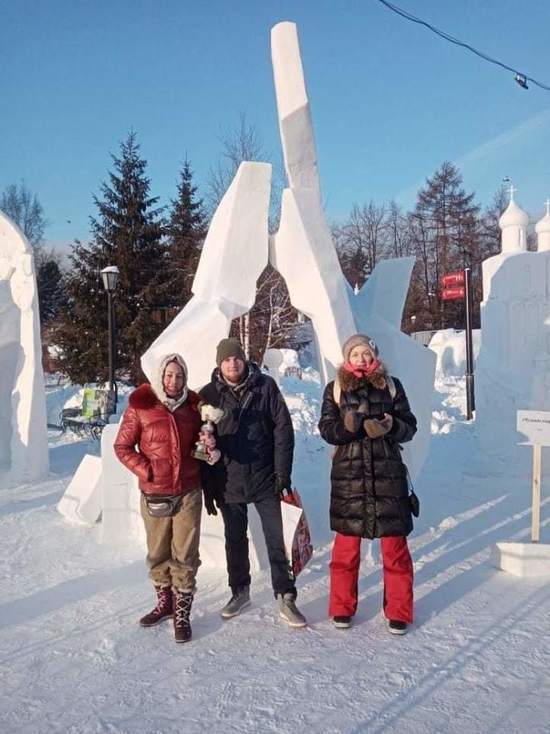 Омичи заняли второе место на фестивале снежных скульптур в Новосибирске