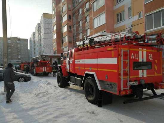 В Уфе загорелась многоэтажка: эвакуированы девять детей и 31 взрослый