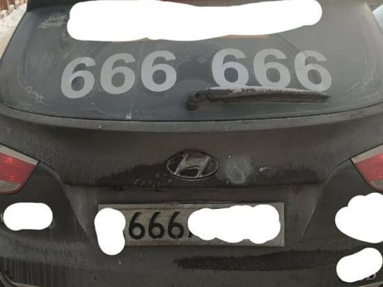 Барнаульскому священнику подали такси с номером «666»