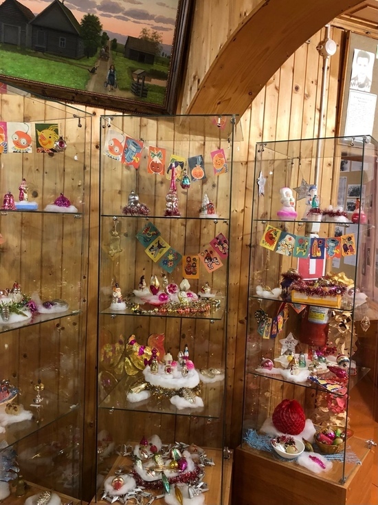 В музее Тверской области проходит выставка советских новогодних игрушек