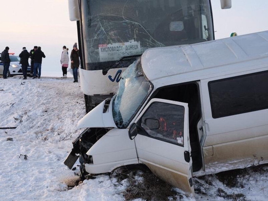 Еще один донецкий автобус попал в ДТП под Ростовом