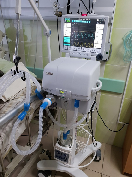 Больница Луганска получила современные аппараты ИВЛ