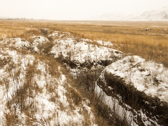 В Хакасии в районе Пригорска нашли неизвестный курган