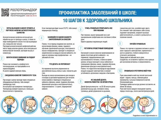 Детям Тверской области рассказали, как не заболеть в школе