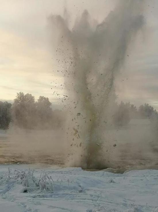 Подрывники сильно понизили уровень воды в Беломорске, хотят в Суоярви