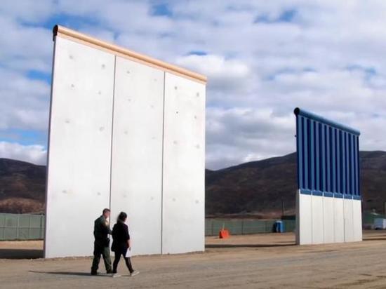 Байден распорядился остановить строительство стены на границе с Мексикой