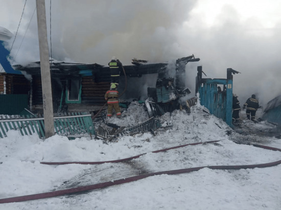 Житель Башкирии погиб при пожаре в своем доме