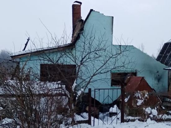 Мужчина сгорел при пожаре в собственном доме в Вяземском районе