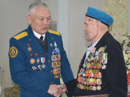 Ветеран Великой Отечественной войны из Кара-Балты отметил 100-летний юбилей