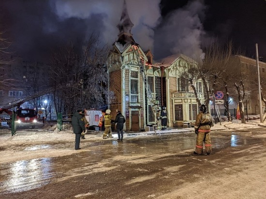 Ночью в Красноярске горел памятник архитектуры регионального значения