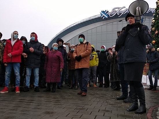 Несанкционированный митинг в Тамбове состоялся без происшествий