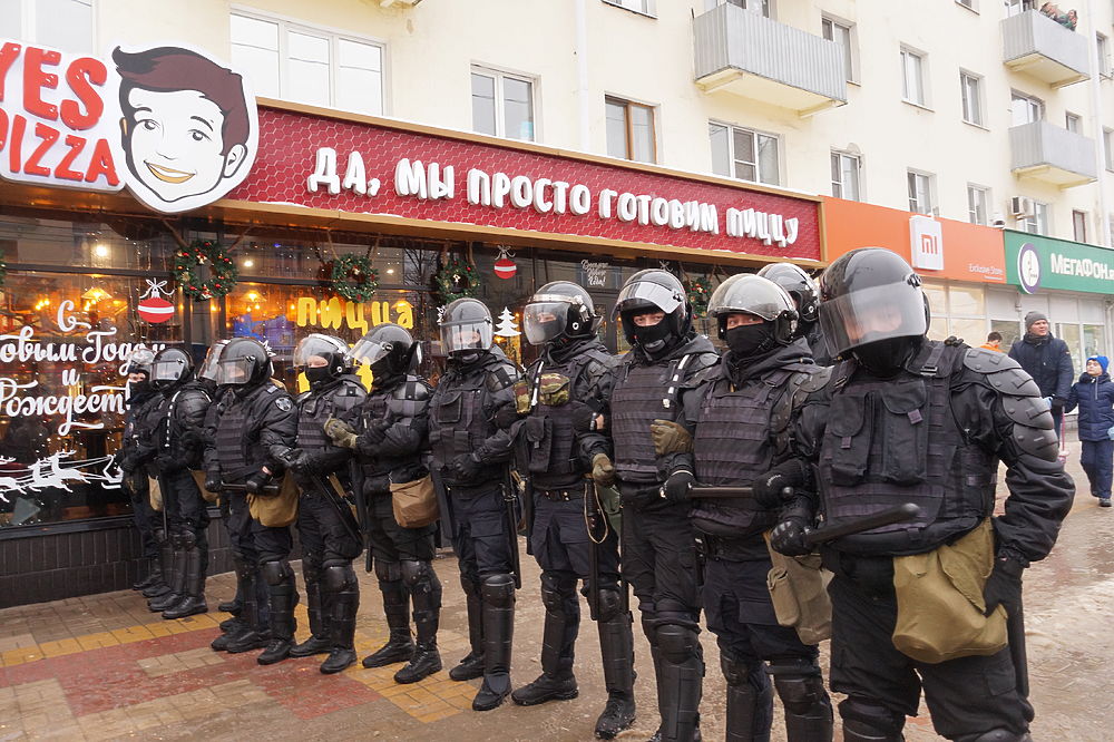 Задержание и "мягкая" сила: протест 23 января в Калуге