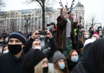 23 января в Москве прошла несанкционированная акция в поддержку Алексея Навального