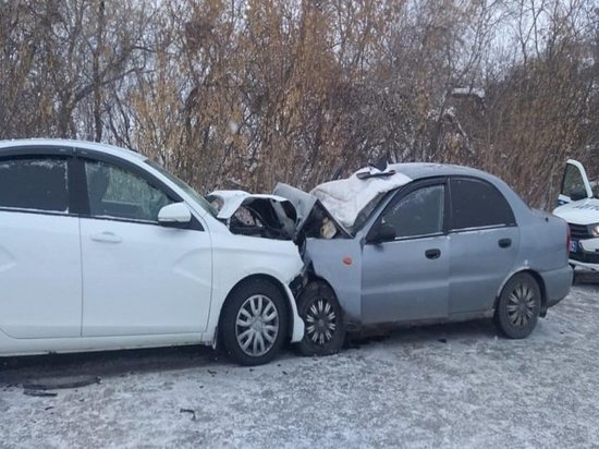 В лобовом ДТП под Челябинском погиб один человек
