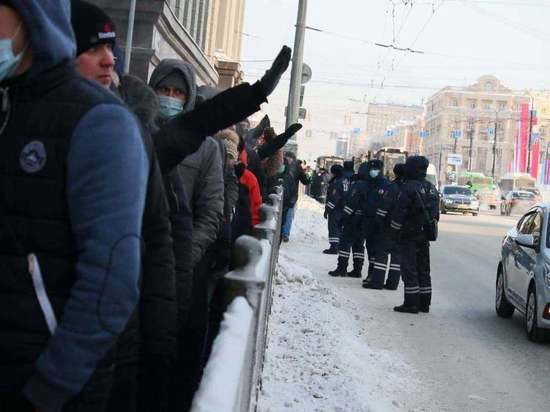 В Челябинске на протестах 23 января было замечено немало асоциальных элементов