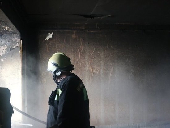 На пожаре в рязанской деревне мужчина получил ожоги