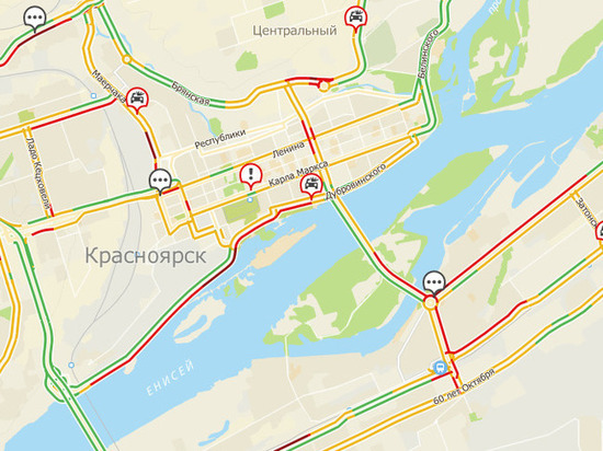 Карта дождей красноярск онлайн в реальном