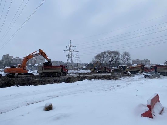 Во Владимире идет строительство Рпенского проезда, который избавит восточную часть города от пробок