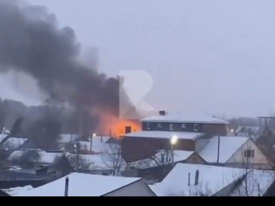 На улице Мервинская в Рязани произошёл пожар