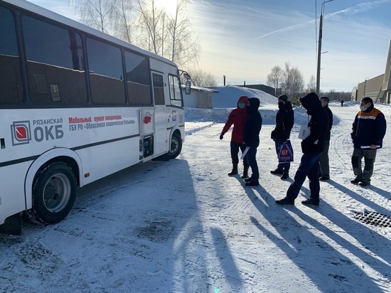 В Рязани начал работу мобильный пункт вакцинации ОКБ