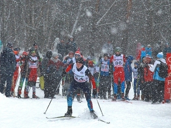 Соревнования по лыжным гонкам прошли в Пущино