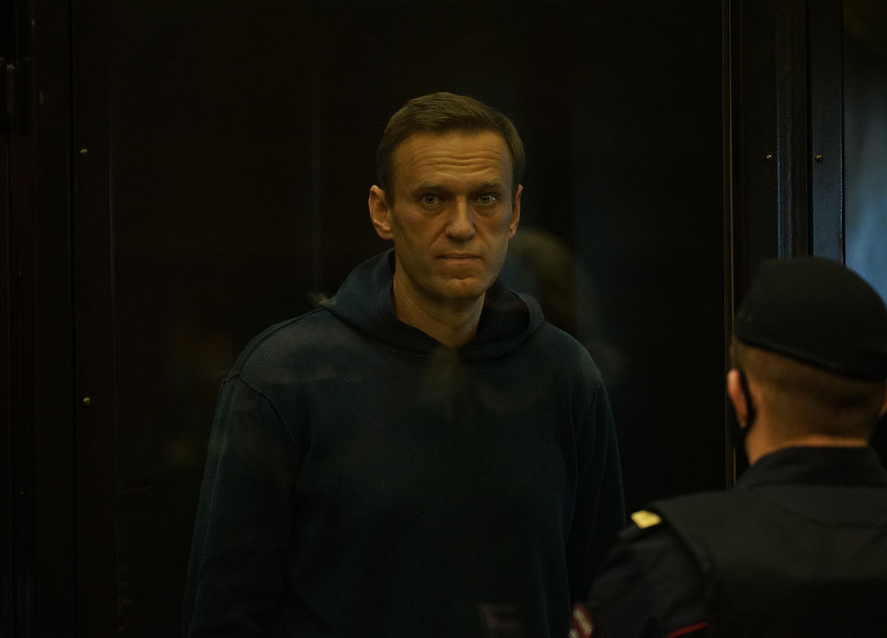 Лицо Навального в суде: кадры заседания 