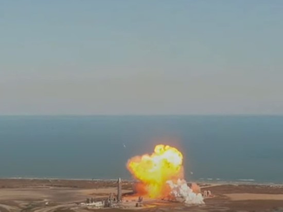 На испытаниях прототипа ракеты SpaceX произошел взрыв