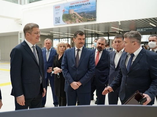 Руководитель Росавиации и глава региона провели рабочее совещание в аэропорту «Уфа»