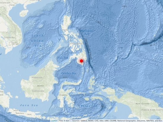 На Филиппинах произошло землетрясение магнитудой 6,2
