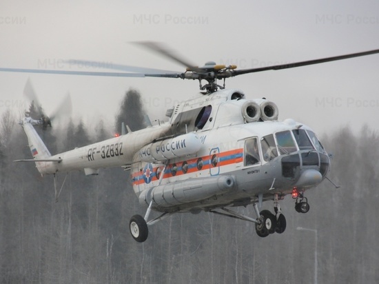 На санитарном вертолете в Тверь доставили тяжелобольного человека