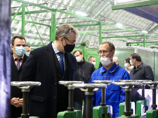 Глава Ставрополья открыл новое металлопроизводство в Невинномысске