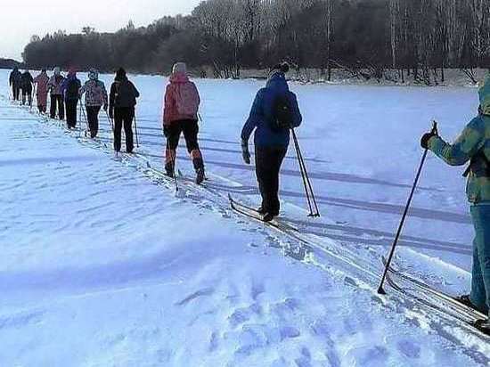 Лыжники устроили марафон в честь 95-летия со дня основания Комсомольского района в Хабаровском крае