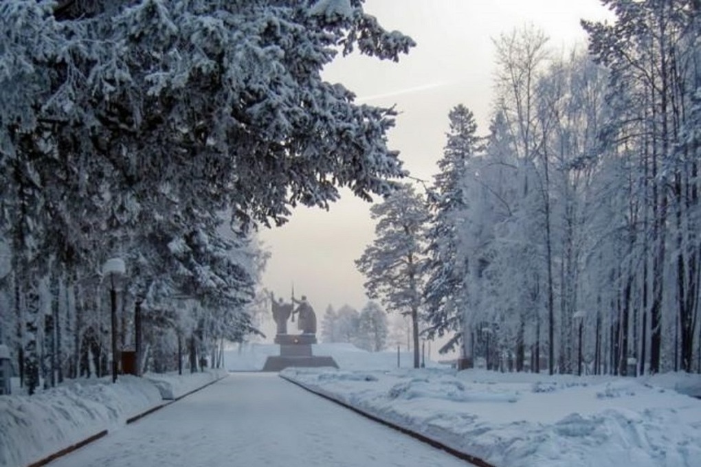 Томск зимой фото