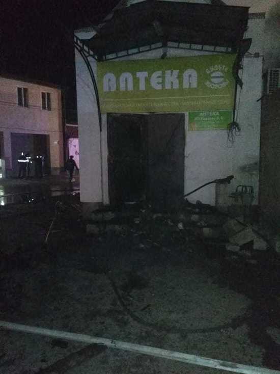 В Ингушетии человек пострадал в результате пожара в аптеке
