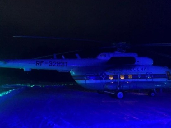 Ровно в полночь вертолет санавиации доставил в Тверь тяжелобольного человека