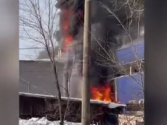 В Красноярске взорвался склад горючего