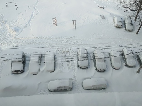 Свыше 65% месячной нормы осадков выпало в Туле с начала снегопада
