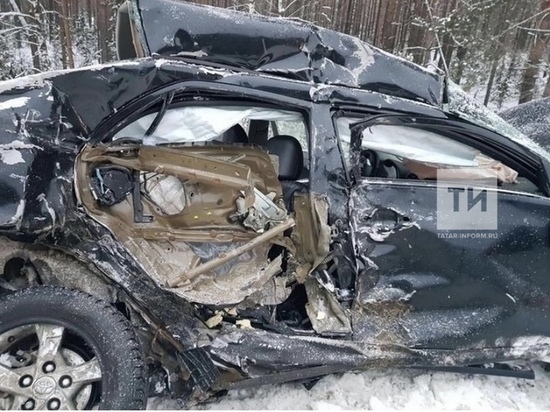 Два человека погибли в массовой аварии на границе Татарстана и Марий Эл