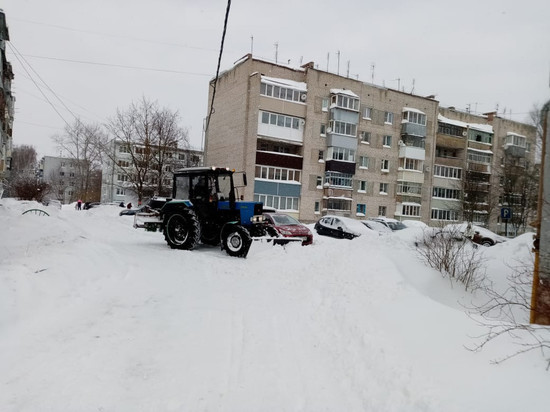 Пятничный снегопад стал самым сильным в Калуге за полвека