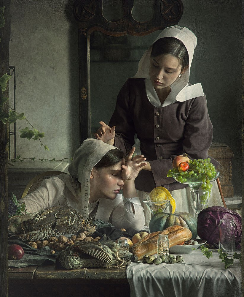 Красноярский фотограф Алиса Сибирская создает кадры в стиле картин эпохи Ренессанс