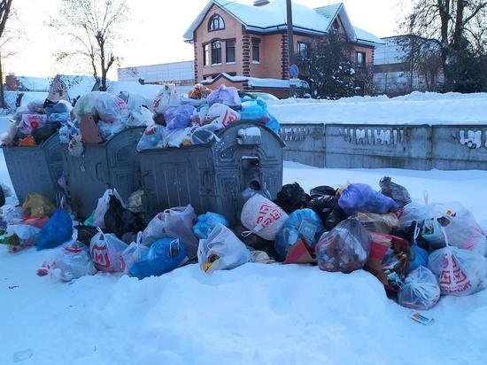 Жители Калуги жалуются на неубранный вовремя мусор
