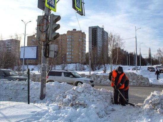 За сутки с рязанских улиц вывезли почти 4,5 тысячи кубометров снега