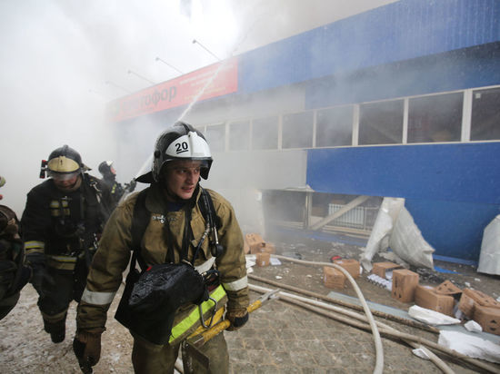 Пожар на Качинском рынке Волгограда локализован