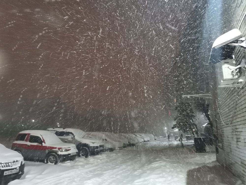 Последствия снежного циклона в Хабаровске 17 февраля 2021