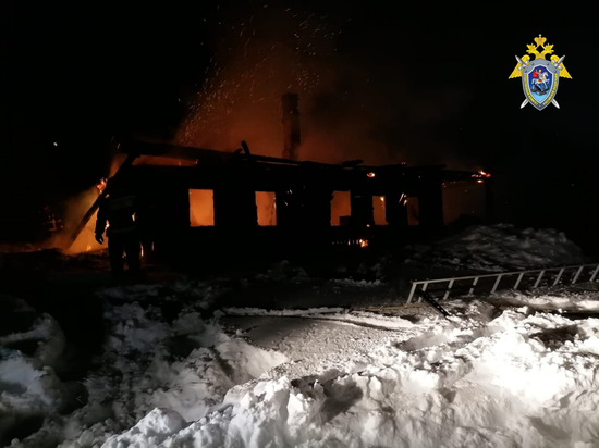 Два человека погибли на пожаре в калужской деревне